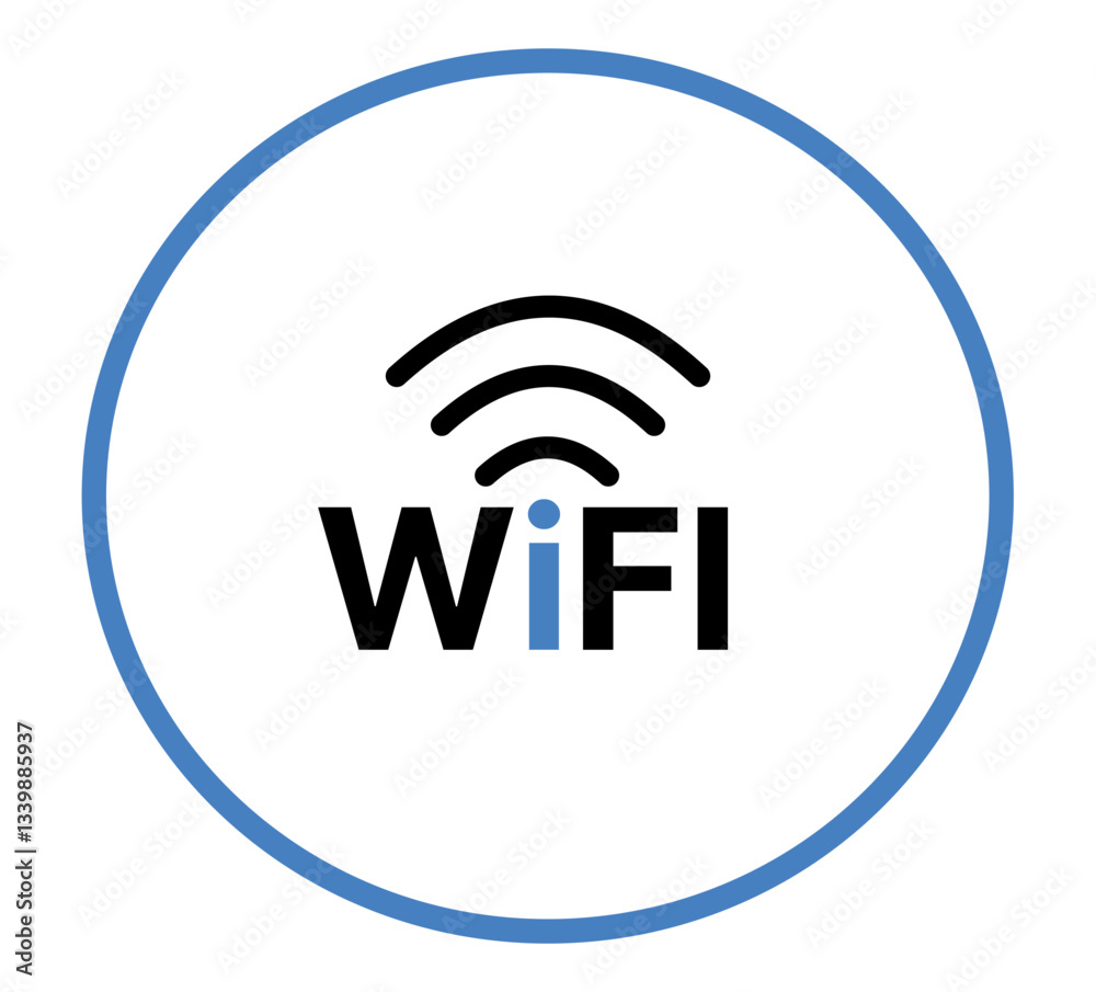 WIFI icon vector, wireless internet sign isolated on white background, flat style, vector illustration WIFI icon vector, wireless internet sign isolated on white background, flat style, vector illustration