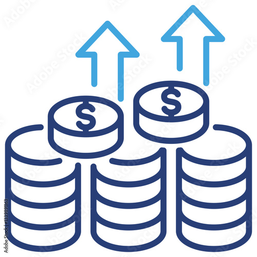 Profit Dual Tone Icon