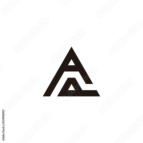 Letter AQ triangle geometric symbol simple logo vector Free Download Letter AQ triangle geometric symbol simple logo vector - GFXLoad
