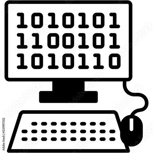 Machine Code mixed icon