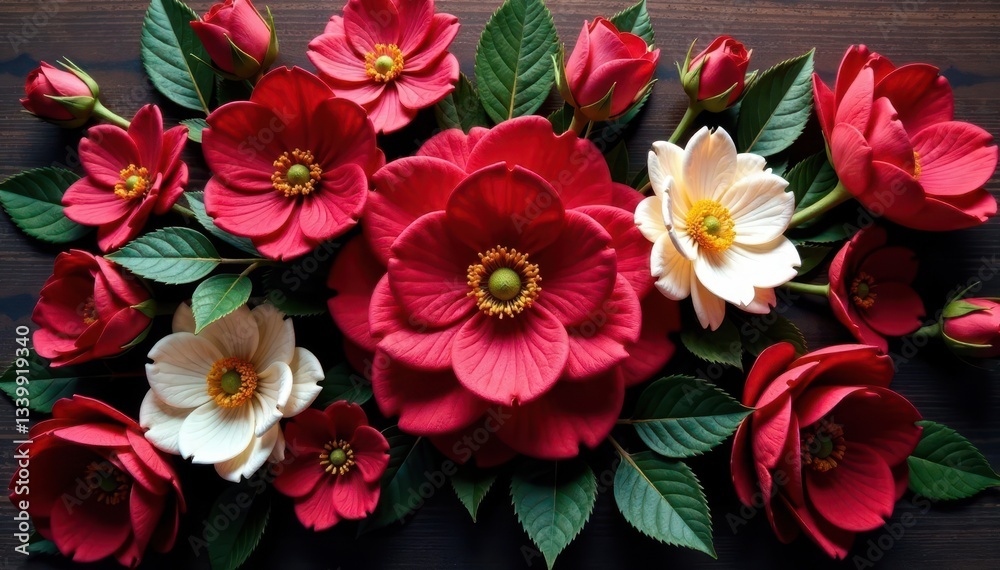 Burgundy and gold floral centerpiece, intricate details, petals, decor, texture Burgundy and gold floral centerpiece, intricate details, petals, decor, texture