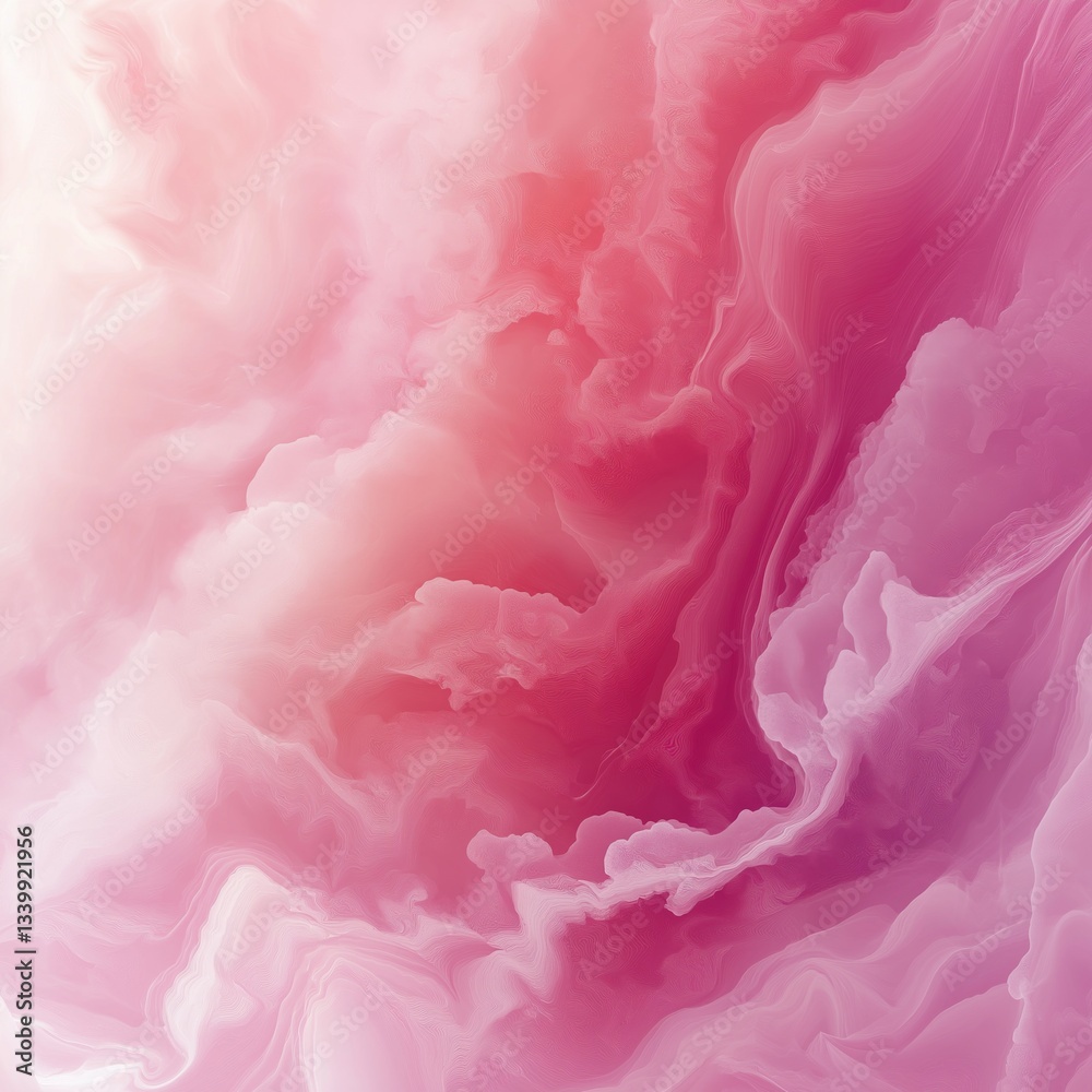 Gentle pink clouds with soft abstract patterns and textures Gentle pink clouds with soft abstract patterns and textures