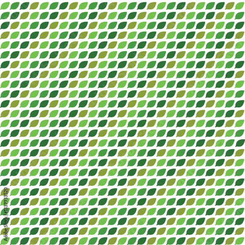 Pattern created by lines of small green leaves