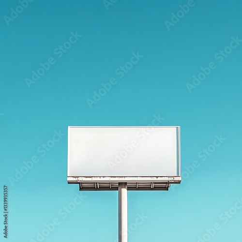 Blank Billboard for Sky Background.