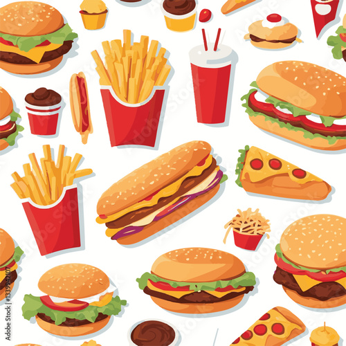 fastfood, fast, snack, food, meal, background, delicious, dinner, lunch, fat, american, unhealthy, burger, menu, restaurant, junk, isolated, meat, tasty, cheeseburger, set, hamburger, sandwich, cuisin