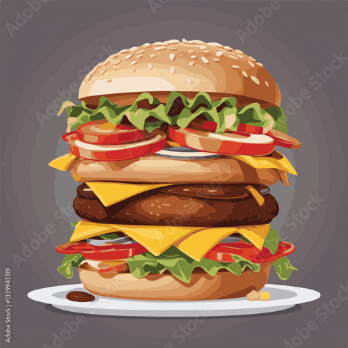 fastfood, fast, snack, food, meal, delicious, burger, lunch, background, dinner, american, meat, unhealthy, menu, restaurant, set, cheeseburger, junk, isolated, hamburger, fat, eat, sandwich, tasty, c