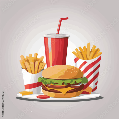 fastfood, fast, snack, food, meal, delicious, burger, lunch, background, dinner, american, meat, unhealthy, menu, restaurant, set, cheeseburger, junk, isolated, hamburger, fat, eat, sandwich, tasty, c