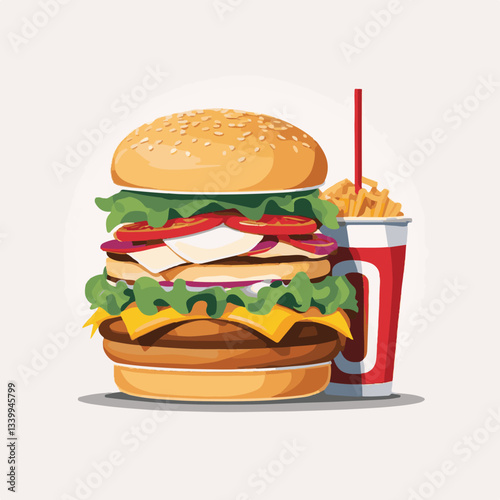 fastfood, fast, snack, food, meal, delicious, burger, lunch, background, dinner, american, meat, unhealthy, menu, restaurant, set, cheeseburger, junk, isolated, hamburger, fat, eat, sandwich, tasty, c