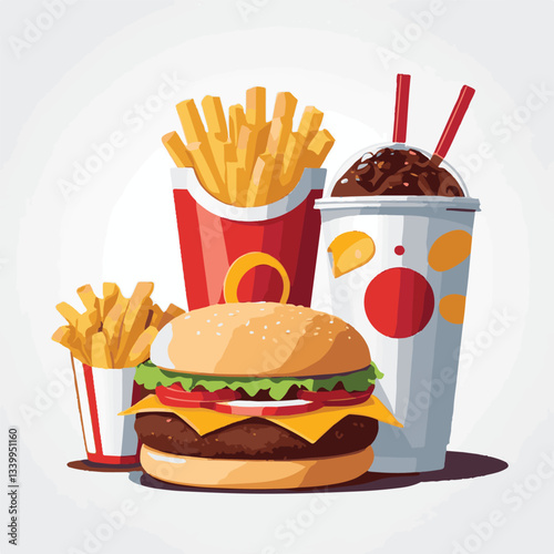 fastfood, fast, snack, food, meal, delicious, burger, lunch, background, dinner, american, meat, unhealthy, menu, restaurant, set, cheeseburger, junk, isolated, hamburger, fat, eat, sandwich, tasty, c