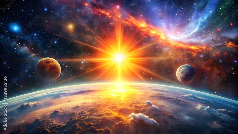 Fototapeta premium planet in space