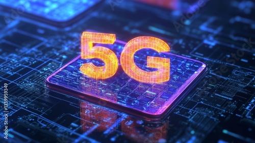 Please Create A 5g Radiation From A Smart Phone