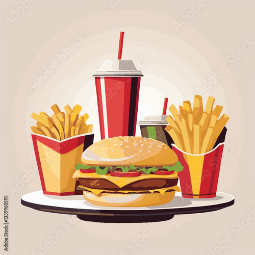 fastfood, fast, snack, meal, food, lunch, burger, dinner, background, delicious, meat, american, menu, unhealthy, restaurant, isolated, cheeseburger, junk, set, hamburger, fat, sandwich, tasty, eat, c
