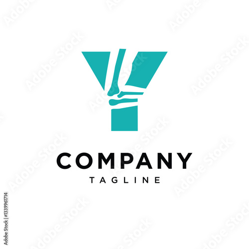 Letter Y Elbow surgery Logo Icon Vector