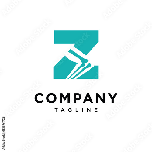 Letter Z Elbow surgery Logo Icon Vector