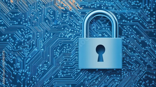 Wallpaper Mural Cybersecurity: Digital Fortress, Data Protection, Network Security,  Safeguarding Information,  Privacy Shield,  Secure System,  Online Safety,  Data Encryption,  Password Protection,  Digital Privacy Torontodigital.ca