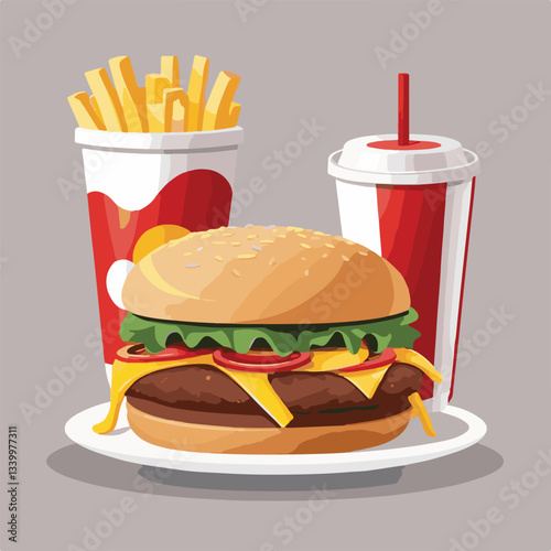 fastfood, fast, snack, meal, food, lunch, burger, dinner, background, delicious, meat, american, menu, unhealthy, restaurant, isolated, cheeseburger, junk, set, hamburger, fat, sandwich, tasty, eat, c