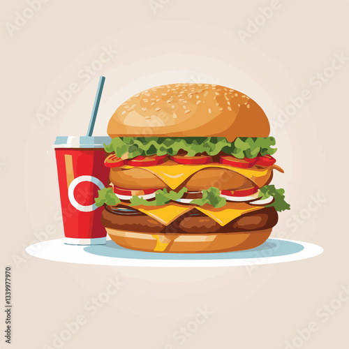 fastfood, fast, snack, meal, food, lunch, burger, dinner, background, delicious, meat, american, menu, unhealthy, restaurant, isolated, cheeseburger, junk, set, hamburger, fat, sandwich, tasty, eat, c