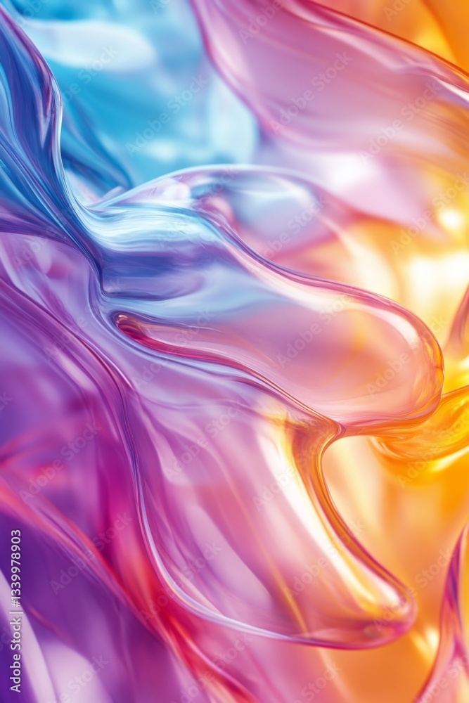 Abstract Colorful Liquid Flow Abstract Colorful Liquid Flow