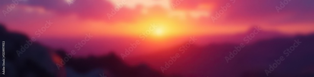 Blurred sunset, rich color gradients, dreamy feel , image, landscape, pink Blurred sunset, rich color gradients, dreamy feel , image, landscape, pink