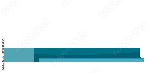 Professional Broadcast Lower third Design Template on a Transparent Background
