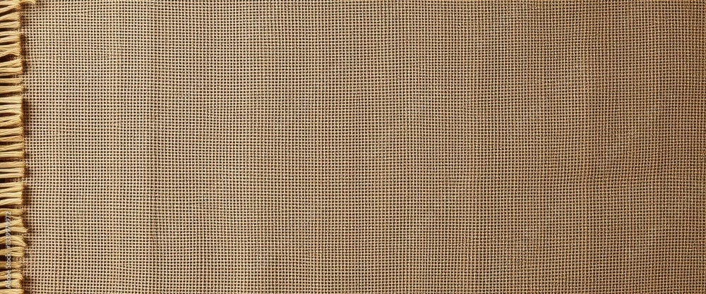 Fototapeta premium Faded, textured burlap backdrop with subtle earth tones and worn edges, worn, fabric texture