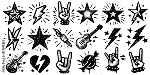Rock and Roll Symbol Collection