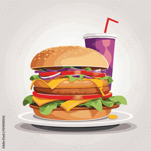 fastfood, fast, snack, meal, food, lunch, burger, dinner, background, delicious, meat, american, menu, unhealthy, restaurant, isolated, cheeseburger, junk, set, hamburger, fat, sandwich, tasty, eat, c