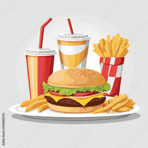fastfood, fast, snack, meal, food, lunch, burger, dinner, background, delicious, meat, american, menu, unhealthy, restaurant, isolated, cheeseburger, junk, set, hamburger, fat, sandwich, tasty, eat, c
