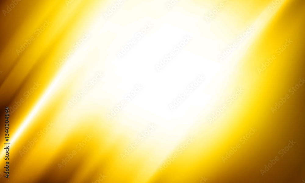 Abstract effect bright shiny yellow. smooth blank background.