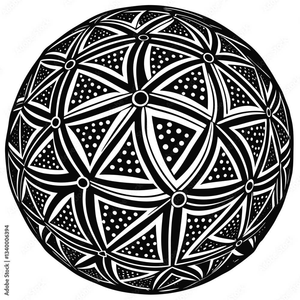 cercle abstrait fond pointillé illustration vectorielle
