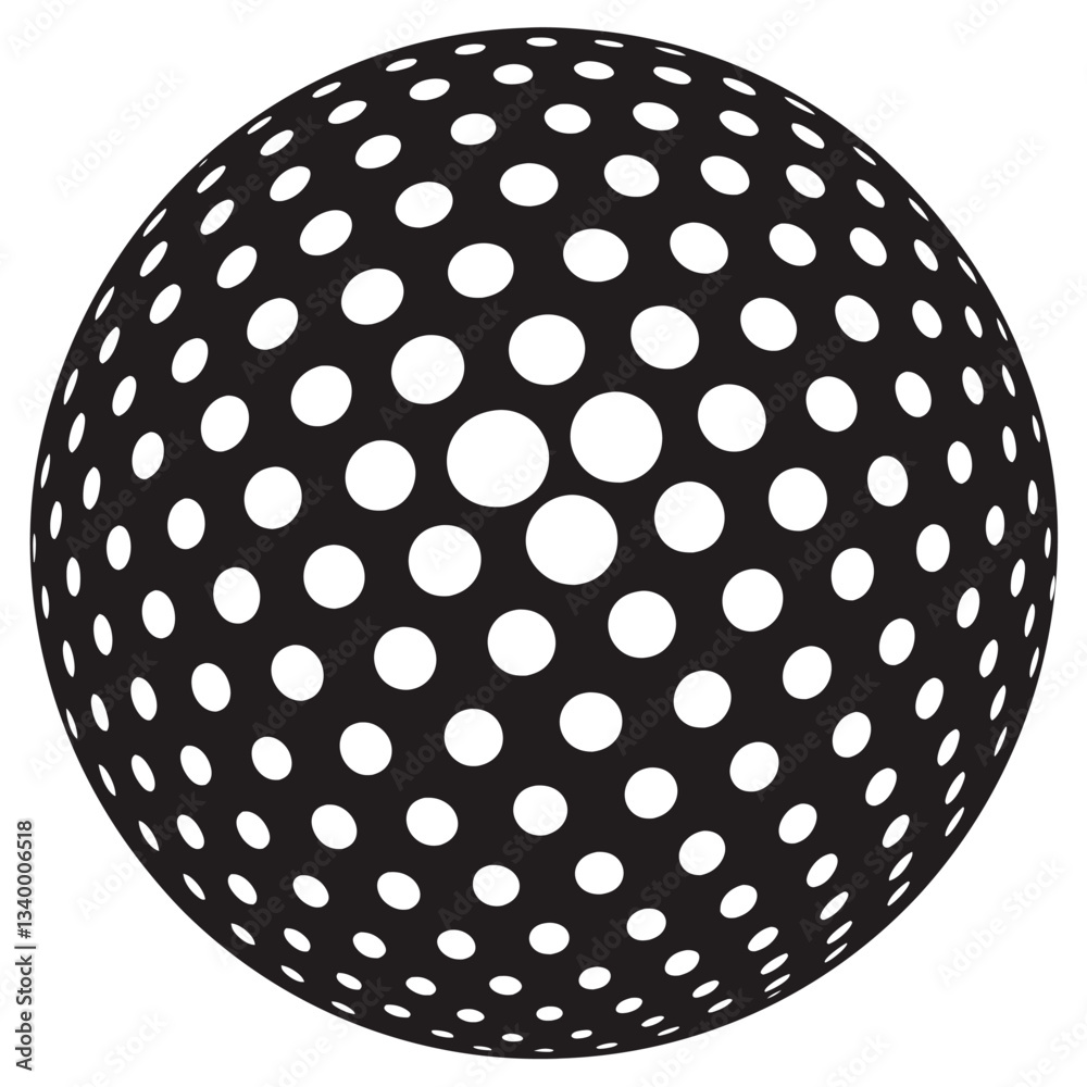 cercle abstrait fond pointillé illustration vectorielle