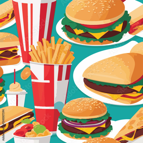 fastfood, fast, snack, meal, food, lunch, burger, dinner, background, delicious, meat, american, menu, unhealthy, restaurant, isolated, cheeseburger, junk, set, hamburger, fat, sandwich, tasty, eat, c