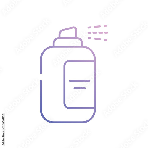 Hydration Mist Device vector icon stock illustration