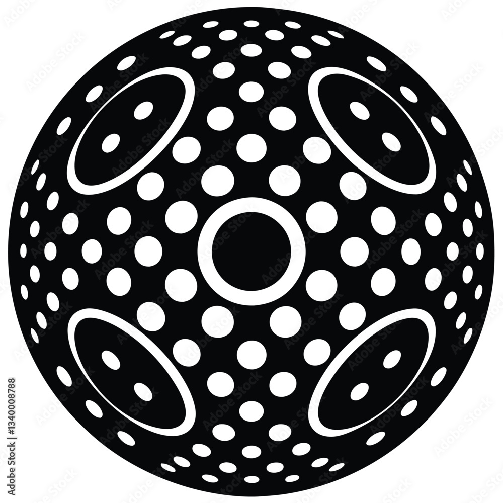 Fototapeta premium halftone dot globes