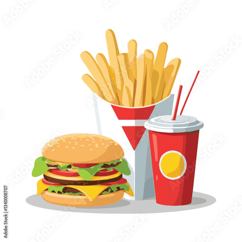 fastfood, fast, snack, meal, food, lunch, burger, dinner, background, delicious, meat, american, menu, unhealthy, restaurant, isolated, cheeseburger, junk, set, hamburger, fat, sandwich, tasty, eat, c