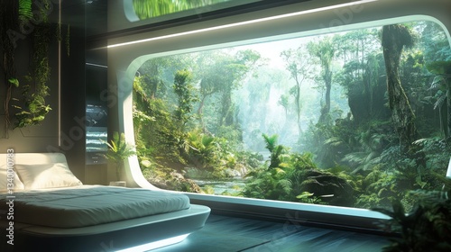 Jungle View Bedroom