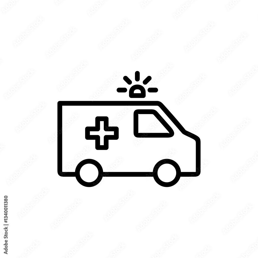 Ambulance icon logo design. ambulance truck sign and symbol. ambulance car Ambulance icon logo design. ambulance truck sign and symbol. ambulance car