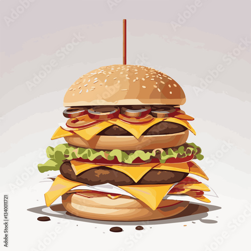 fastfood, fast, snack, meal, food, lunch, burger, dinner, background, delicious, meat, american, menu, unhealthy, restaurant, isolated, cheeseburger, junk, set, hamburger, fat, sandwich, tasty, eat, c