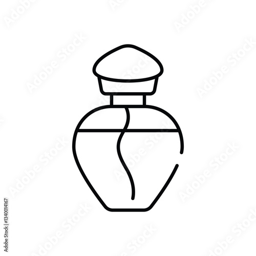 Perfume Bottle vector icon stock illustration