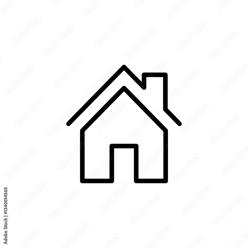 House icon logo design. Home sign and symbol House icon logo design. Home sign and symbol