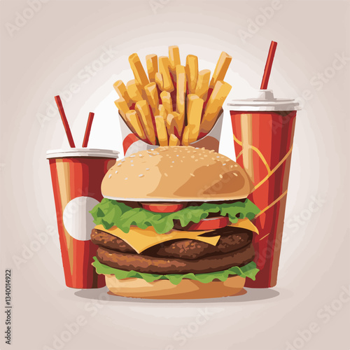 fastfood, fast, snack, meal, food, lunch, burger, dinner, background, delicious, meat, american, menu, unhealthy, restaurant, isolated, cheeseburger, junk, set, hamburger, fat, sandwich, tasty, eat, c
