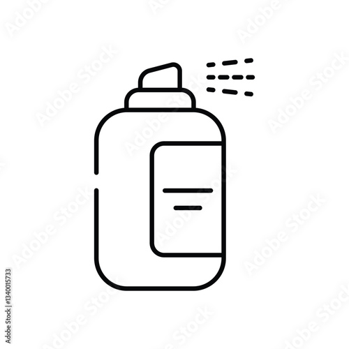 Hydration Mist Device vector icon stock illustration