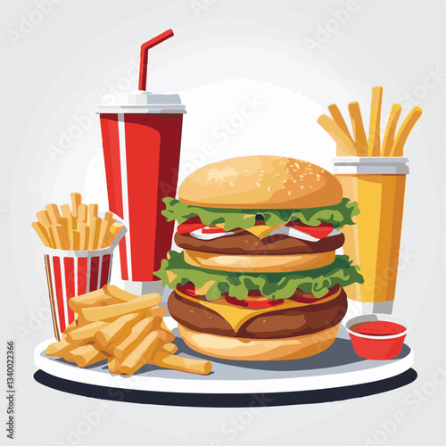 fastfood, fast, snack, meal, food, lunch, burger, dinner, background, delicious, meat, american, menu, unhealthy, restaurant, isolated, cheeseburger, junk, set, hamburger, fat, sandwich, tasty, eat, c