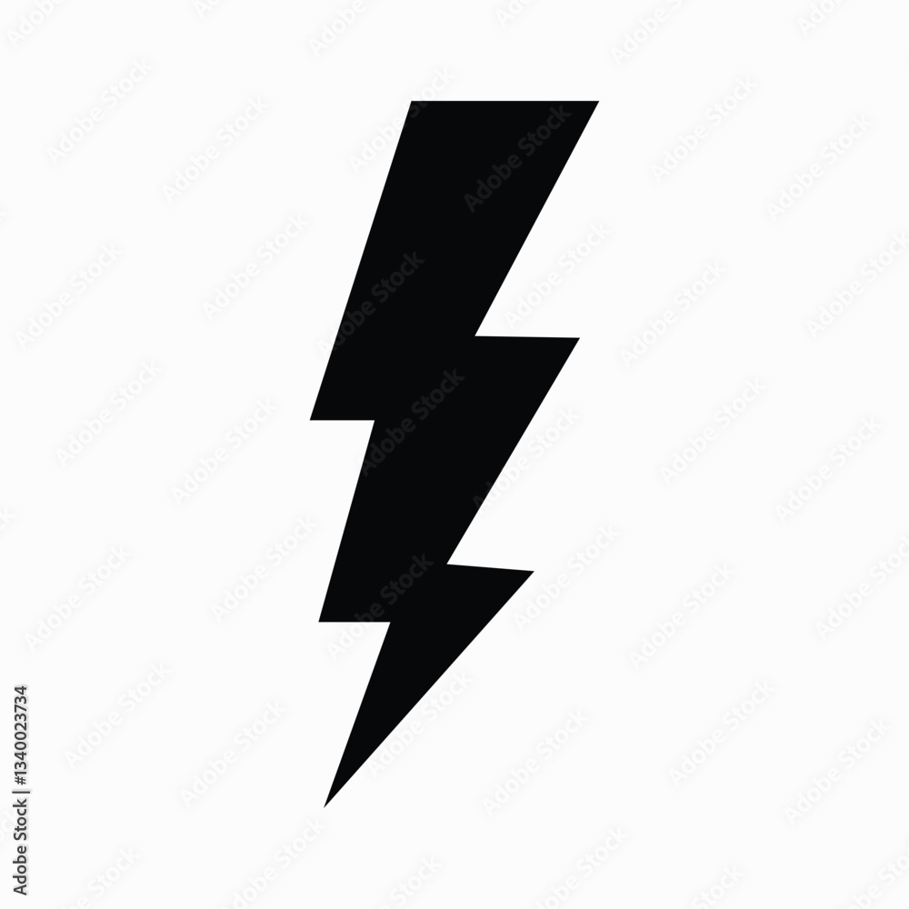 flash lightning bolt icon. Electric power symbol. Power energy sign, vector illustration flash lightning bolt icon. Electric power symbol. Power energy sign, vector illustration