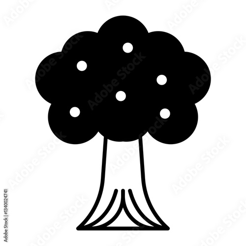 tree black icon