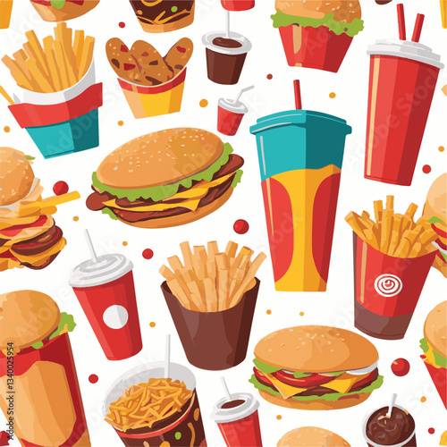 fastfood, fast, snack, meal, food, lunch, burger, dinner, background, delicious, meat, american, menu, unhealthy, restaurant, isolated, cheeseburger, junk, set, hamburger, fat, sandwich, tasty, eat, c