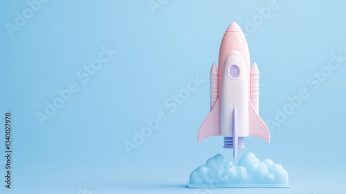 Wallpaper Mural Space Pastel Pink Overview Right Wing Empty Launchpad Torontodigital.ca