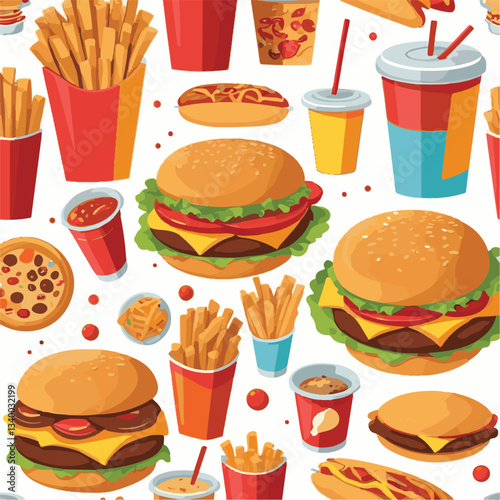 fastfood, fast, snack, meal, food, lunch, burger, dinner, background, delicious, meat, american, menu, unhealthy, restaurant, isolated, cheeseburger, junk, set, hamburger, fat, sandwich, tasty, eat, c