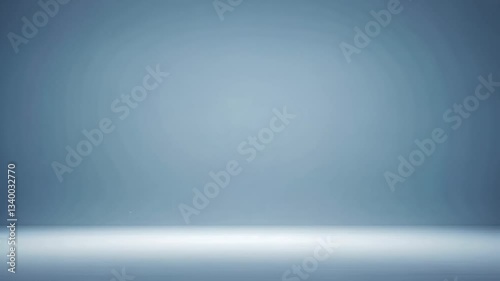 Minimalistic blue background with soft lighting, ideal for product photography or presentations