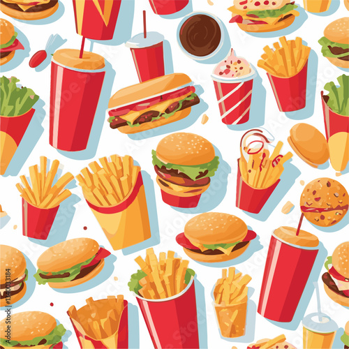 fastfood, fast, snack, meal, food, lunch, burger, dinner, background, delicious, meat, american, menu, unhealthy, restaurant, isolated, cheeseburger, junk, set, hamburger, fat, sandwich, tasty, eat, c